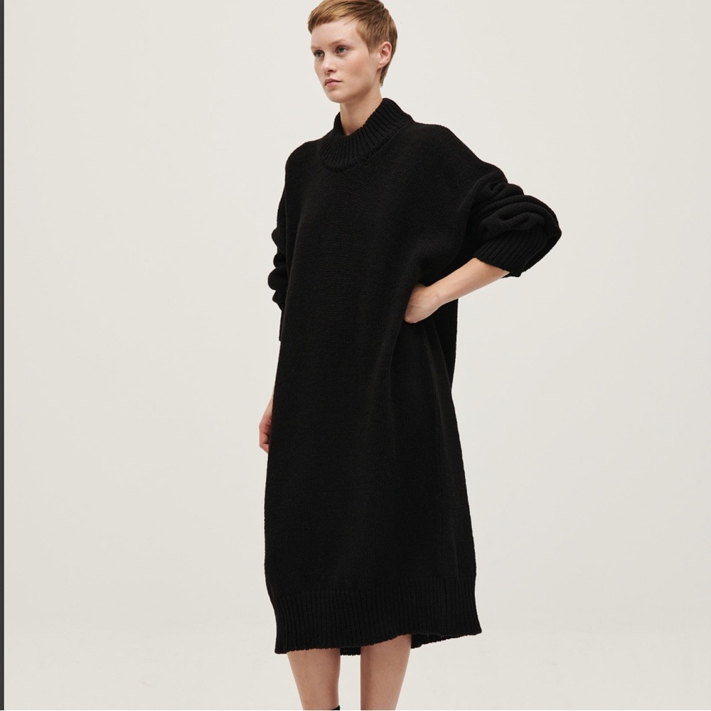 Babaa Black Mockneck Sweater
